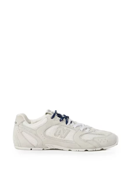 Szarvasbőr sneaker Miu Miu fehér
