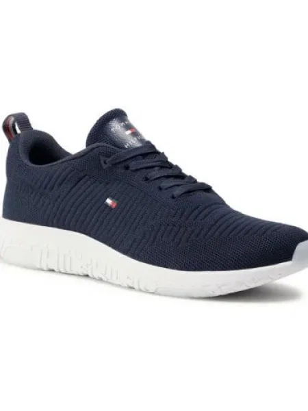 Sportcipő Tommy Hilfiger Corporate Knit Rib Runner Desert Sky