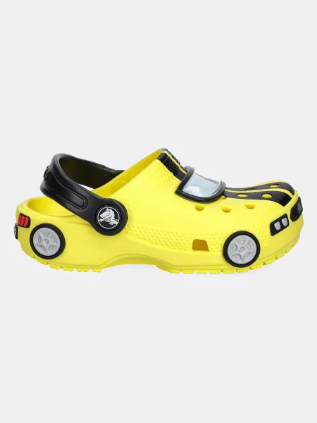 Crocs Pantofle CLASSIC IAM RACE CAR CLOG KIDS žluté