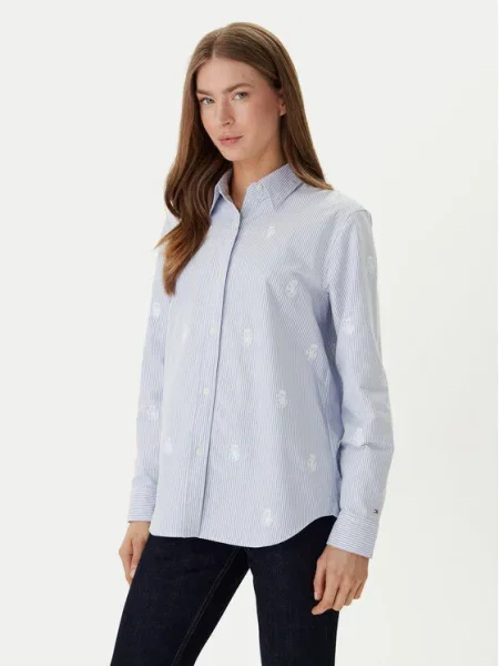 Tommy Hilfiger Cămașă celest albastru