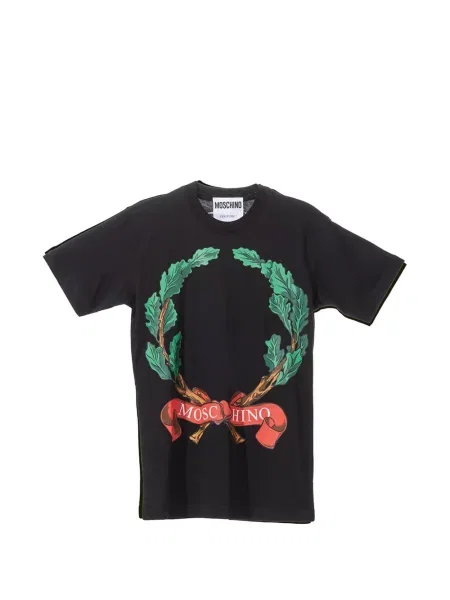 Tricou Moschino cu imagine negru