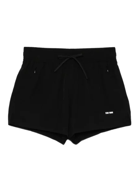 Pantaloni scurți Team Wang Design cu imagine negru