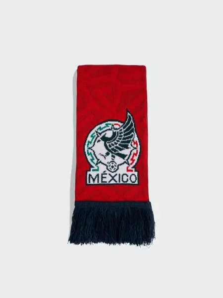 Синтетический шарф Adidas зеленый