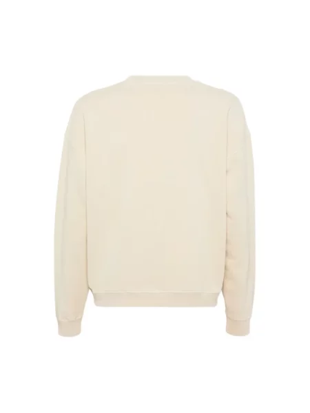 Bluza Dsquared2 z okrągłym dekoltem beżowa
