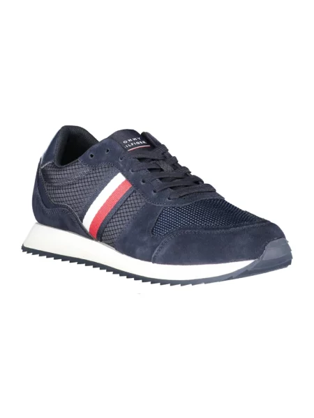 Trampki Tommy Hilfiger skórzane niebieskie