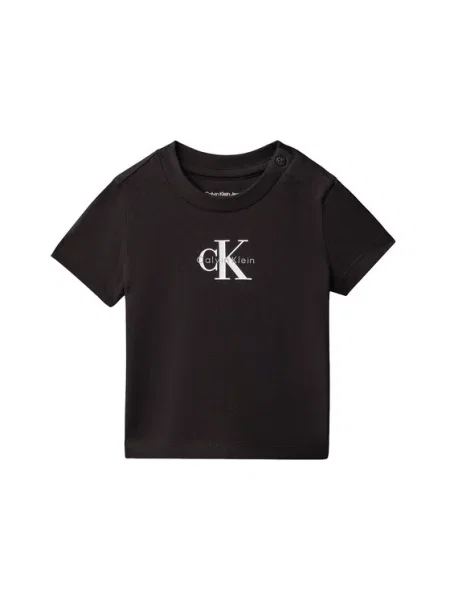Calvin Klein Jeans Komplet t-shirt i spodenki czarny