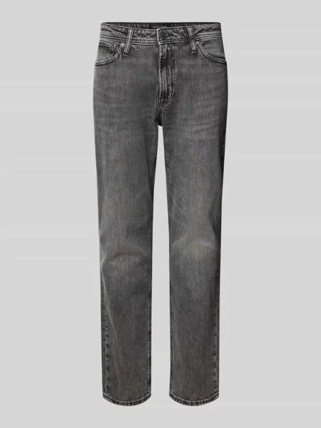 Jeansy o kroju straight fit z 5 model ‘CLARK’ Jack & Jones szare