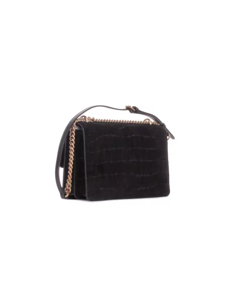 Pinko Geantă pe umăr LOVE ONE MINI DC | piele întoarsă negru