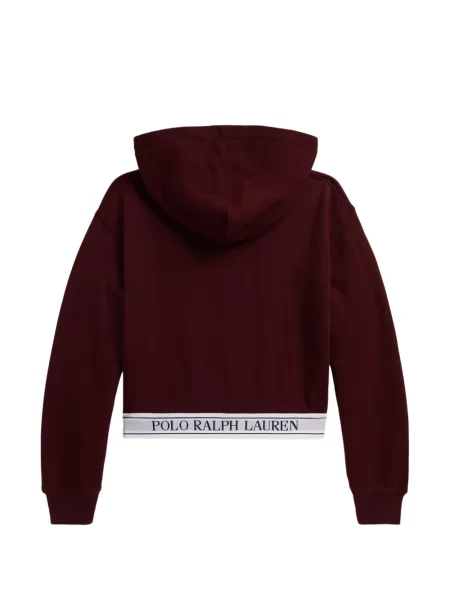Bluza z kapturem dziecięca Polo Ralph Lauren czerwona