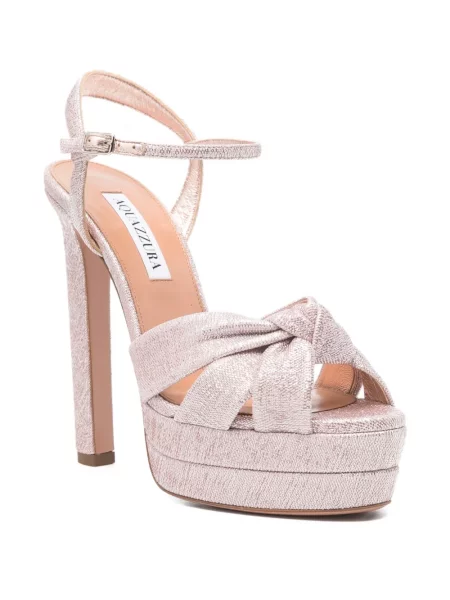 Sandale Aquazzura cu platformă roz