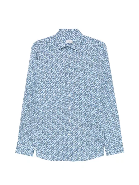 Paisley mintás ing Etro nyomtatás kék