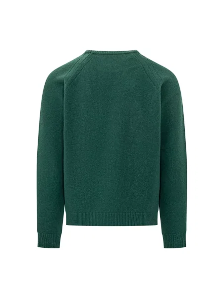 Sweter Jw Anderson z logo zielony