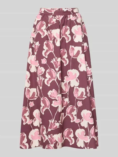 Spódnica midi o kroju regular fit o linii A Jake*s Collection