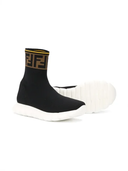 Sneakersy dziecięce Fendi czarne