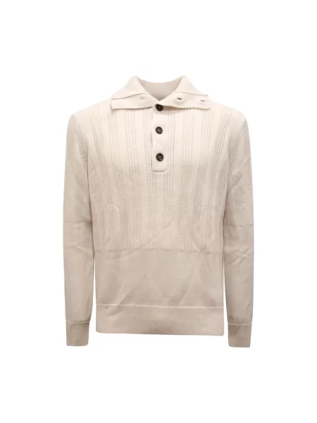 Sweter Paolo Pecora wełniany biały