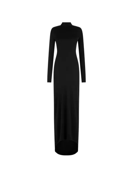 Rochie maxi Tom Ford lungă de costum negru