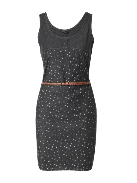 Alife & kickin Rochie de vară DoiaAK negru alb