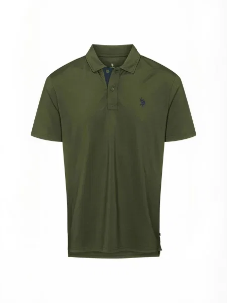 U.S. POLO ASSN. Cămașă UMClark verde