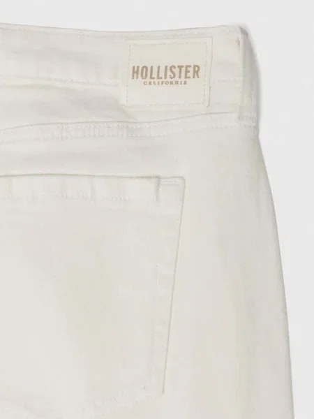 Džíny Hollister Co. high waist bílé