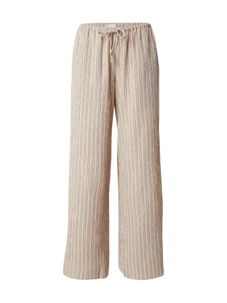 TOPSHOP Kelnės tamsiai pilka / oranžinė / juoda balta
