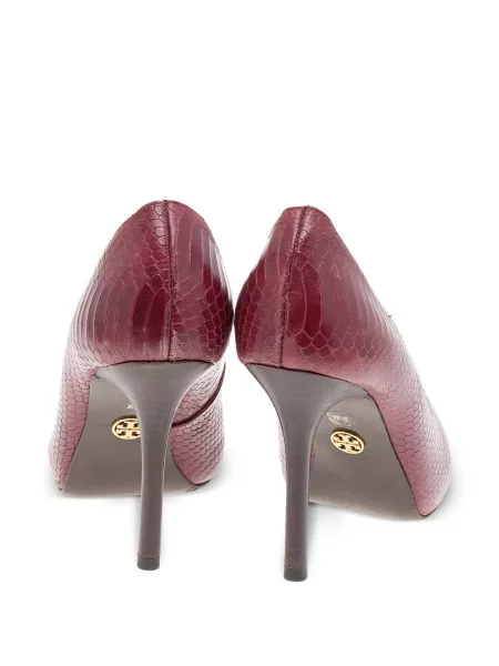 Pantofi cu toc Tory Burch din piele roșu