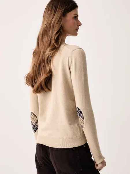 Barbour Kardigan Pendle beżowy