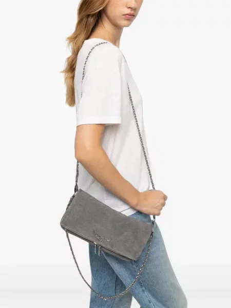 Τσάντα Zadig&voltaire σουέτ γκρι