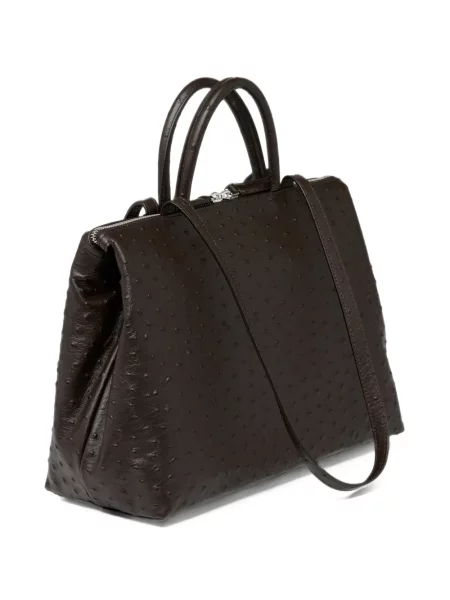 Geantă shopper Marsell din piele maro