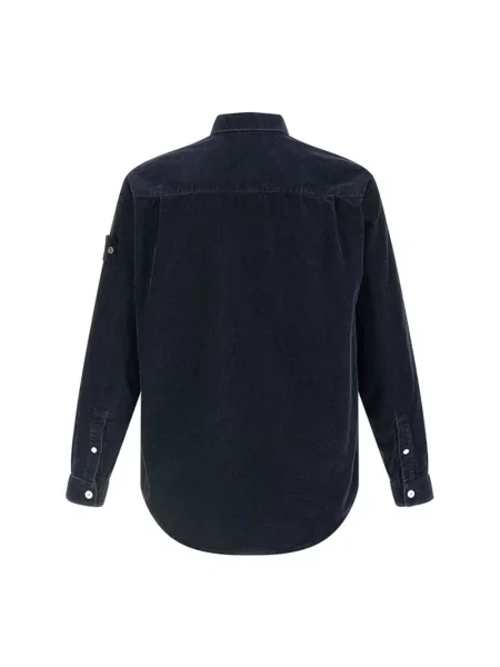 Kurtka jeansowa Stone Island z kamieniami niebieska