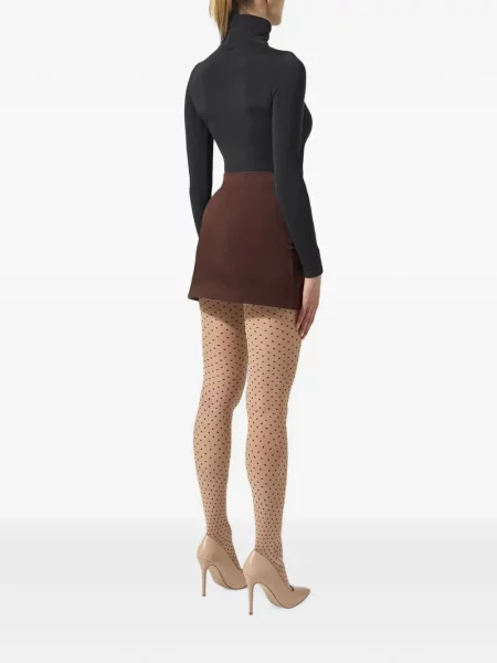 Fusta mini Wolford în linie A maro