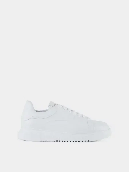 Emporio Armani Кросівки Шкіра білий