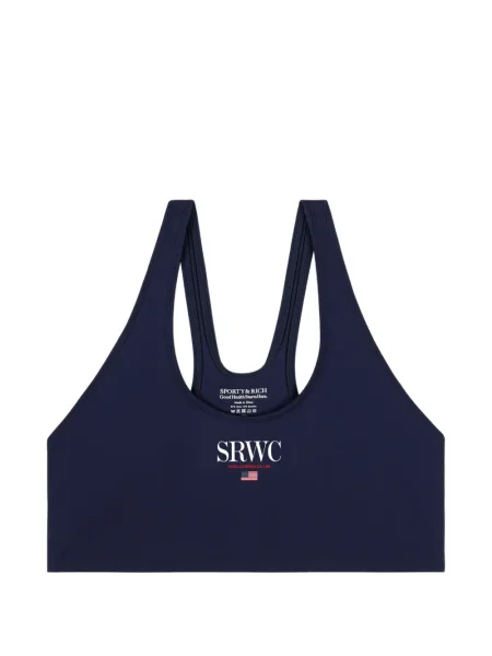 Top Sporty & Rich albastru