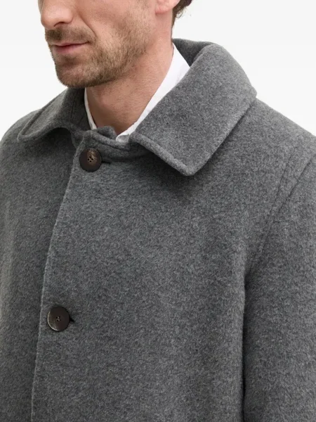 Палто Fiorucci преден джоб сиво