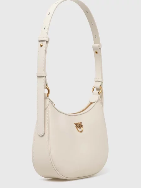 Rucsac Pinko din piele alb