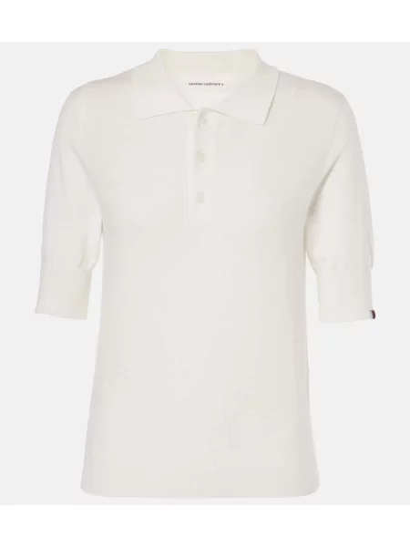 Polo Extreme Cashmere din cașmir alb