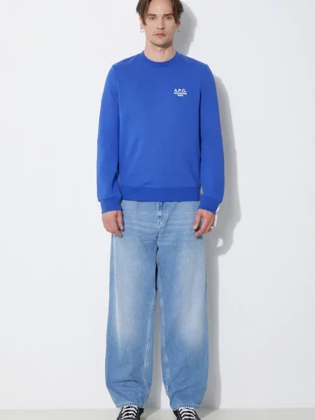 Кофта A.P.C. sweat rider однотонна