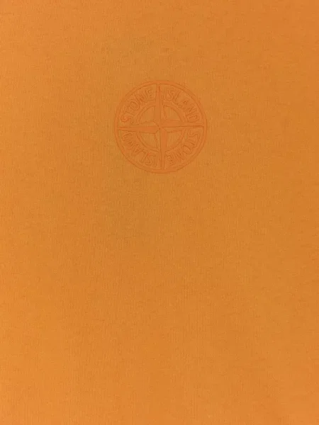 Tricou grafic Stone Island cu imagine portocaliu