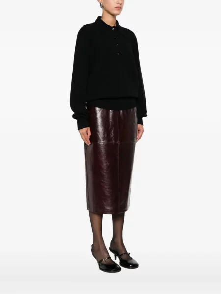 Top Róhe tricotate negru