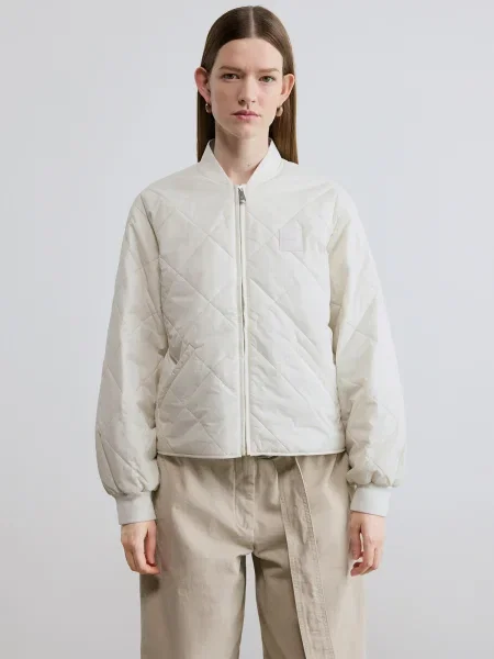 Calvin Klein Jeans Geacă de primăvară-toamnă natural alb