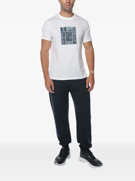 Futó húzózsinór nadrág Armani Exchange kék