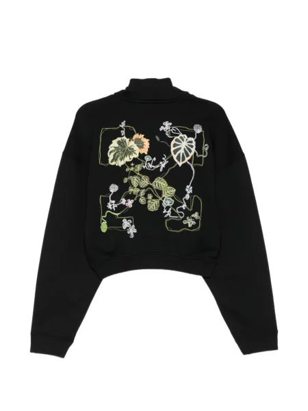 Hanorac cu fermoar Off-white alb
