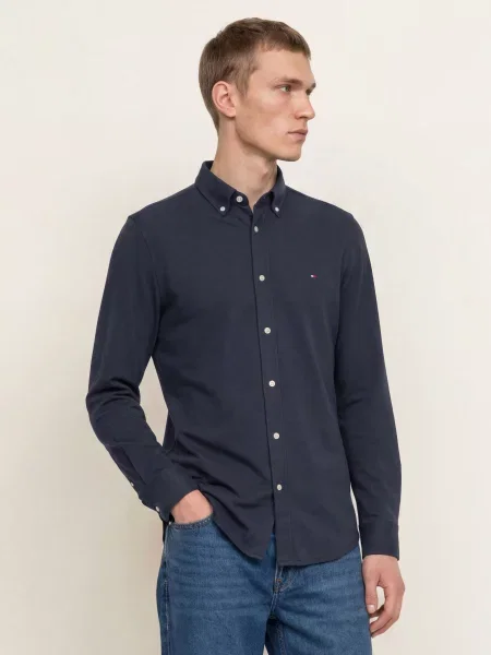 TOMMY HILFIGER Košile námořnická modř modrá
