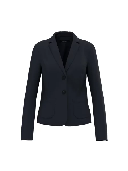 Marynarka Marc Cain z dżerseju niebieska