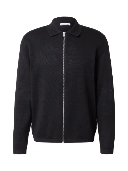 JACK & JONES Geacă tricotată JJCOLE' negru
