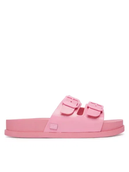 Klapki Tommy Jeans Comfort Jelly synthetic blush różowe