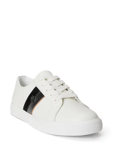 Sneakerși Lauren Ralph Lauren alb