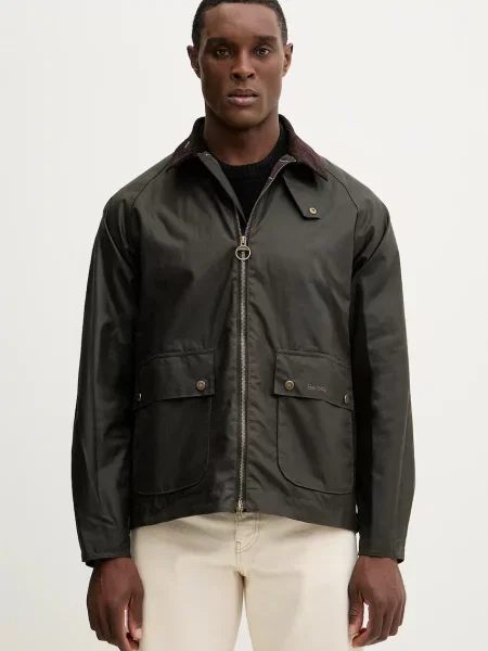 Îmbracaminte Barbour Bedale Short Wax Jacket Olive verde