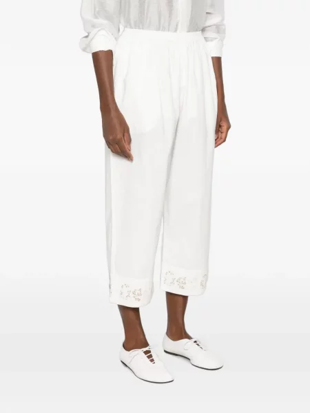 Decupat pantaloni Aodress alb