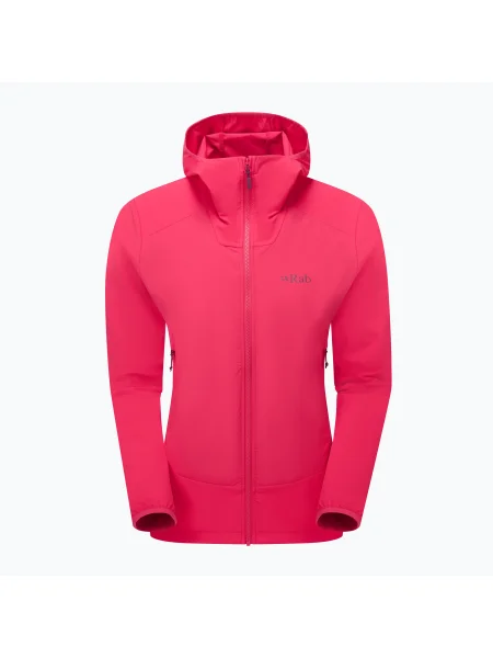 Дамско софтшел яке Rab Borealis Hoody watermelon розово
