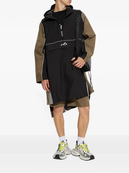 Hanorac cu glugă Balenciaga cu imagine negru